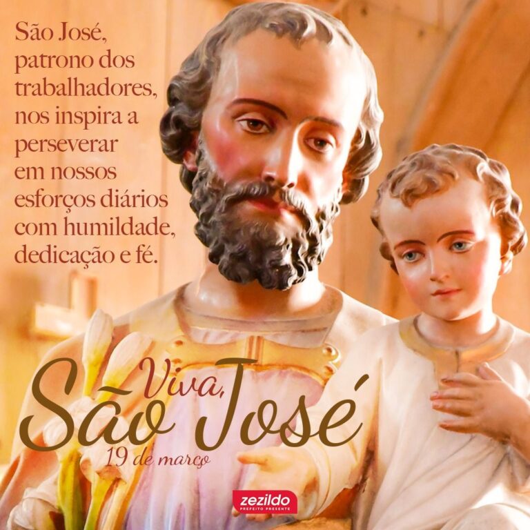 Leia mais sobre o artigo *São José é lembrado por sua humildade, sua devoção à família e seu trabalho árduo como carpinteiro.*  *Que neste dia possamos seguir o seu exemplo e cultivar em nossas vidas seus valores e o amor pelo trabalho. Viva São José! 🙌🏻🙏🏻*  *#zezildoalmeida* *#santahelena*