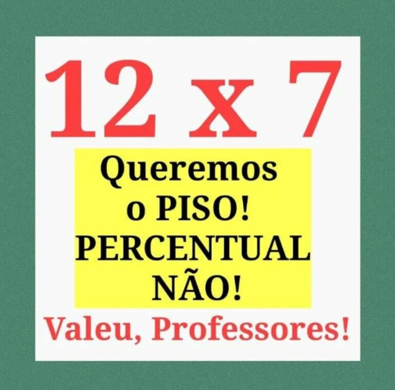 Leia mais sobre o artigo *Professores Estaduais de São Luís, e mais doze regionais do estado, votam em plenárias a favor da implantação do piso salarial nacional e continuação da greve.*