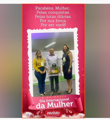 Leia mais sobre o artigo Hoje é um dia muito especial, pois estamos celebrando o Dia Internacional da Mulher. 🌹👏🏻  Homenageio as mulheres helenenses e reafirmo o meu compromisso em continuar lutando pela igualdade de gênero e pelos direitos de todas. Que possamos seguir trabalhando juntos para construir um mundo mais justo e igualitário.  Parabéns, mulheres. Continuem sendo fortes, corajosas e inspiradoras! 😊  #ZezildoAlmeida #SantaHelena