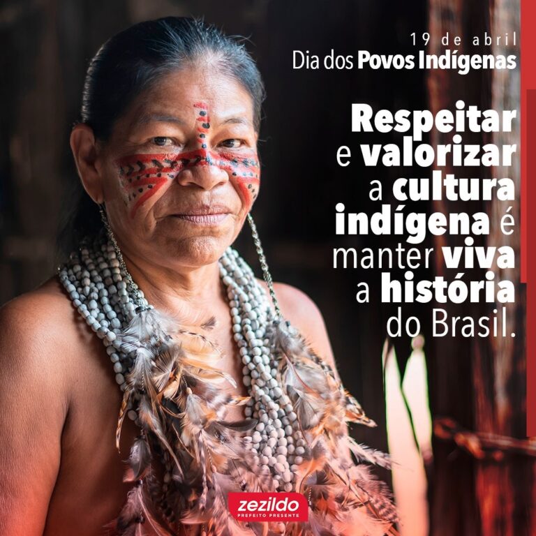 Leia mais sobre o artigo *Hoje é um dia de conscientização e respeito aos direitos dos povos indígenas. Foram eles os primeiros a cuidarem de nossa terra e, viram na natureza o dom da vida e a importância de tudo preservar.*   *Viva os povos indígenas, suas crenças e tradições!*  *#ZezildoAlmeida* *#SantaHelena*