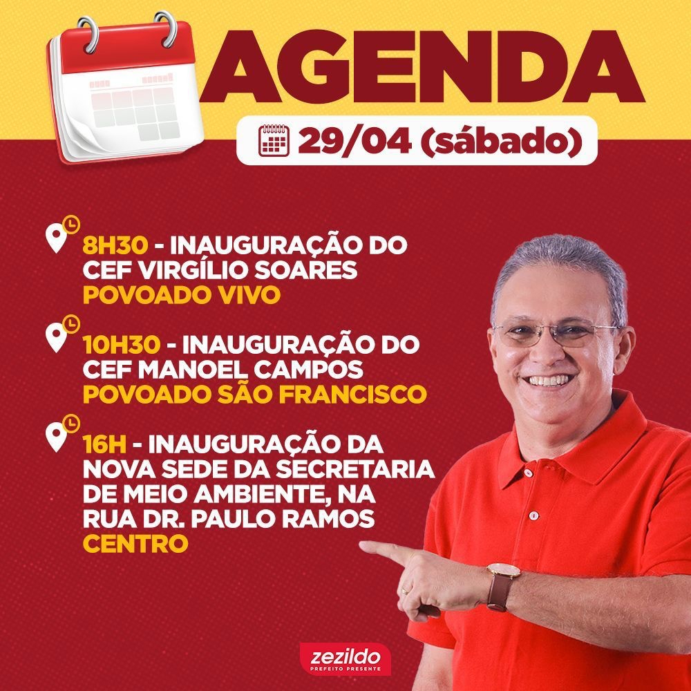 Leia mais sobre o artigo *Prefeito Zezildo Almeida realiza maratona de entrega de obras encerrando o mês de abril com compromisso alcançados de levar conquistas e bem estar a população.*