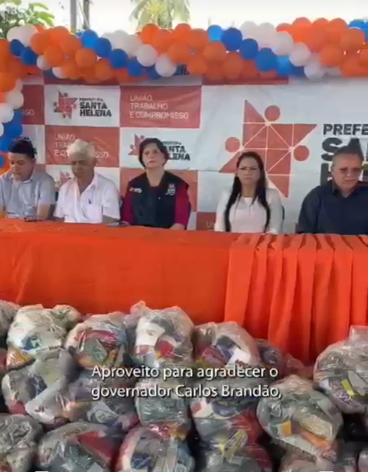 Leia mais sobre o artigo *Em parceria com o Governo do Estado, Prefeitura de Santa Helena, através da Assistência Social e Defesa Civil realizaram a distribuição de 500 cestas básicas às famílias atingidas pelas enchentes do Rio Turíaçu.*