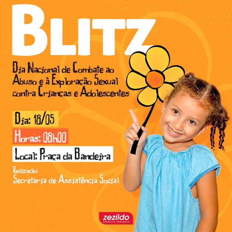 Leia mais sobre o artigo *A Prefeitura de Santa Helena-MA., através da Secretaria de Assistência Social, realiza Blitz no Dia Nacional de Combate ao Abuso e à Exploração Sexual Contra Crianças e Adolescentes, nesse dia 18 quinta-feira na Praça da Bandeira.*