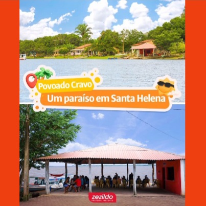 Leia mais sobre o artigo *Já tem programa para o fim de semana? Que tal aproveitar para dar um pulinho até o povoado Cravo?!* 😍 😊  *É um lugar aconchegante, onde a natureza e a diversão se encontram.*  *Compartilhem com seus amigos essa dica de turismo para que conheçam e se encantem com nossas belezas naturais.* 🧳⛱️  *#ZezildoAlmeida* *#SantaHelena* *#Turismo*