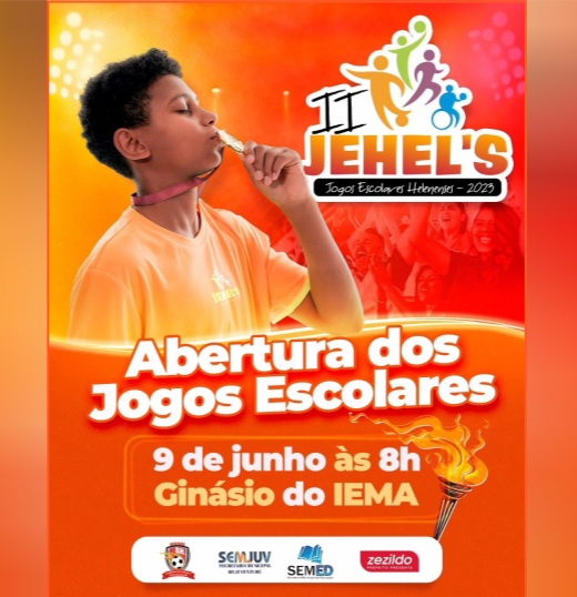 Leia mais sobre o artigo *Começa dia 09/06 a partir das 8h no Ginásio do IEMA os Jogos Escolares Helenenses – JEHEL’S / 2023.* *Esperamos por vocês! 🏅*