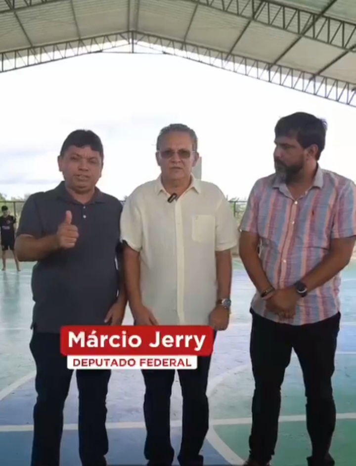 No momento, você está visualizando *Deputado Márcio Jerry faz visita a quadra poliesportivo de São Joaquim, no município de Santa Helena, acompanhado do Prefeito Zezildo e o Presidente da Câmara Marcelo Marques.*