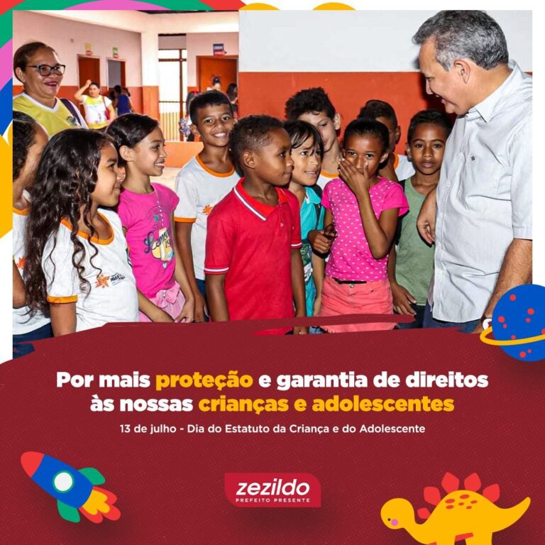 Leia mais sobre o artigo *Neste dia 13 de Julho comemora-se o Dia do Estatuto da Criança e do Adolescente e a Prefeitura de Santa Helena-MA, juntamente com a Secretaria de Assistência Social seguem trabalhando para garantir e assegurar o direito e a proteção a todas as crianças e adolescentes helenenses*