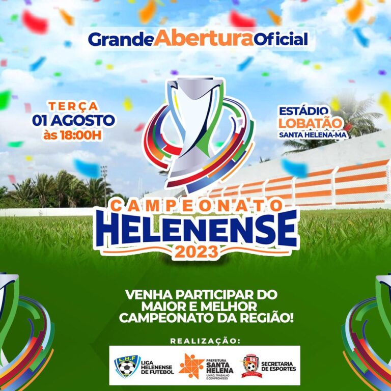 Leia mais sobre o artigo *Vai começar o maior campeonato de futebol de Santa Helena-MA. A competição de 2023 começa nesta terça-feira a partir das 18h no Estádio Lobatão.*