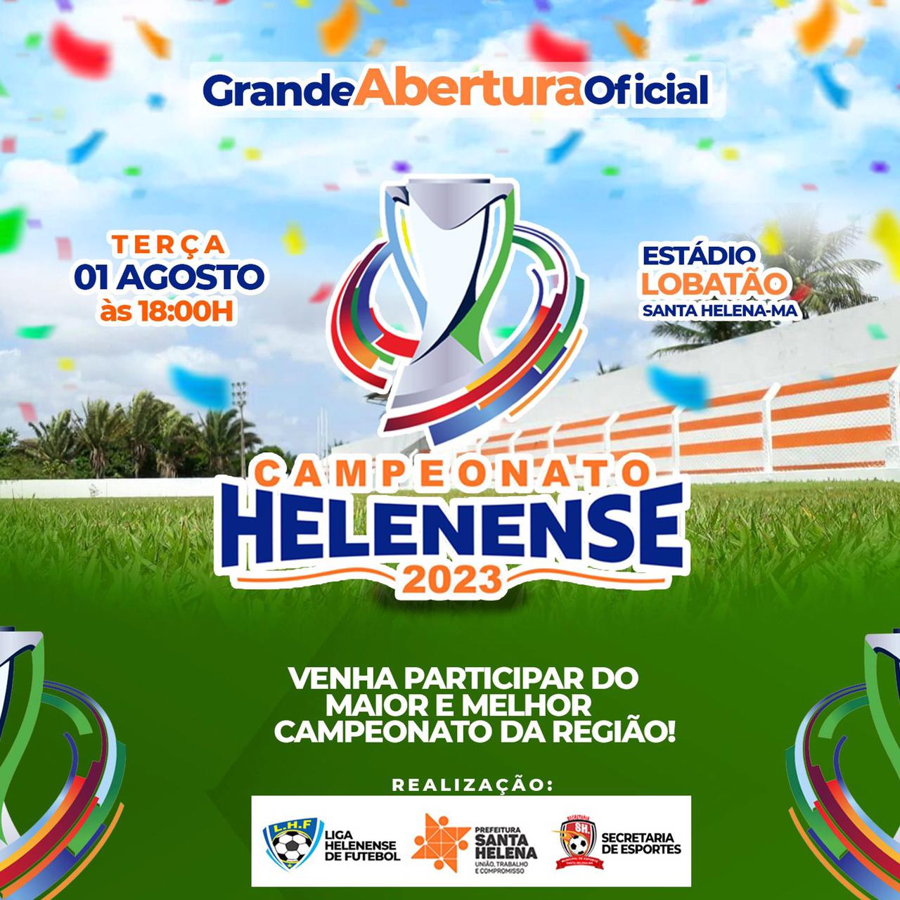 Leia mais sobre o artigo *Vai começar o maior campeonato de futebol de Santa Helena-MA. A competição de 2023 começa nesta terça-feira a partir das 18h no Estádio Lobatão.*