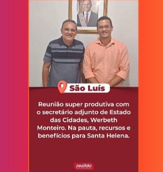 No momento, você está visualizando *O Prefeito Zezildo Almeida participou de uma reunião na Secretaria de Estado das Cidades para agilizar projetos no município de Santa Helena*