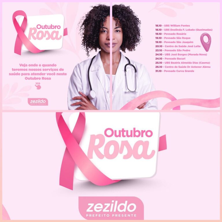 Leia mais sobre o artigo *Atenção, helenenses!* *Se liga nos atendimentos e serviços que vamos oferecer em toda a rede municipal de saúde neste mês em alusão à campanha do Outubro Rosa.* 💗 *Todos estão convidados, especialmente as mulheres helenenses, que com um toque de atenção, cuidado e prevenção, podemos juntos vencer o câncer de mama.* 🌸 *Compartilhe essa ação com seus amigos e familiares.*