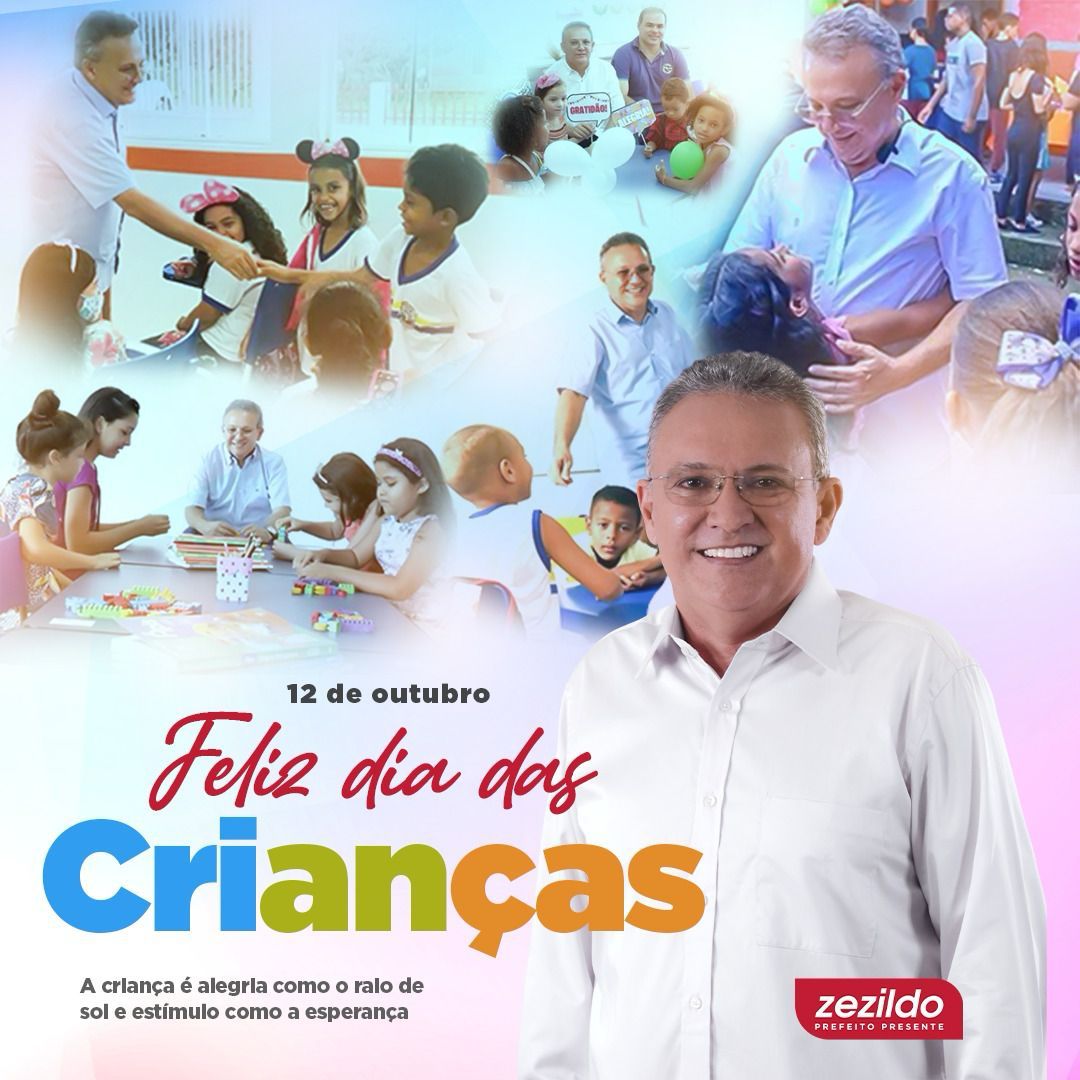 Leia mais sobre o artigo *Cuidar de cada criança helenense, garantindo um futuro mais digno e seguro, é o meu compromisso.* *Vamos continuar trabalhando para proteger nossos pequeninos com muito amor e proteção.* *Desejo um feliz Dia das Crianças!*  *#ZezildoAlmeida* *#SantaHelena*