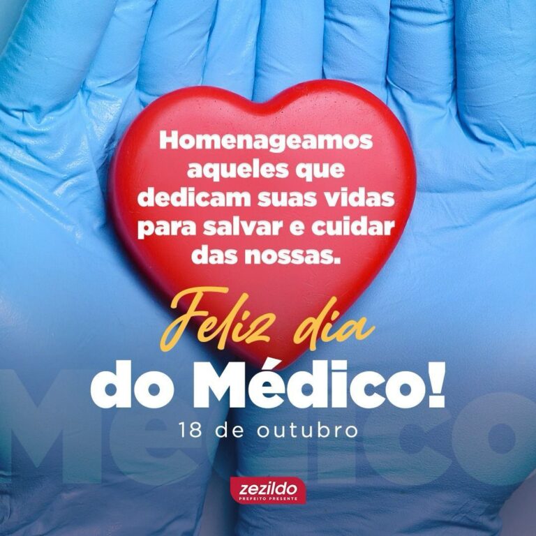 Leia mais sobre o artigo No Dia do Médico, prestamos nossa homenagem a esses profissionais incríveis que dedicam suas vidas para cuidar da nossa saúde e bem-estar.  Agradecemos a todos os médicos da nossa cidade por seu compromisso incansável em tornar Santa Helena um lugar mais saudável.   Parabéns e feliz Dia do Médico! 🩺  #ZezildoAlmeida #SantaHelena #DiaDoMédico