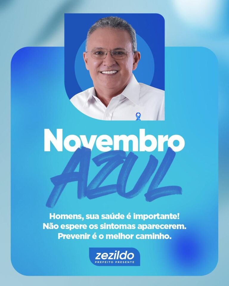 Leia mais sobre o artigo *Prefeito Zezildo Almeida convoca helenenses para a conscientização da saúde masculina e a importância da prevenção do câncer de próstata nesse mês de Novembro.*