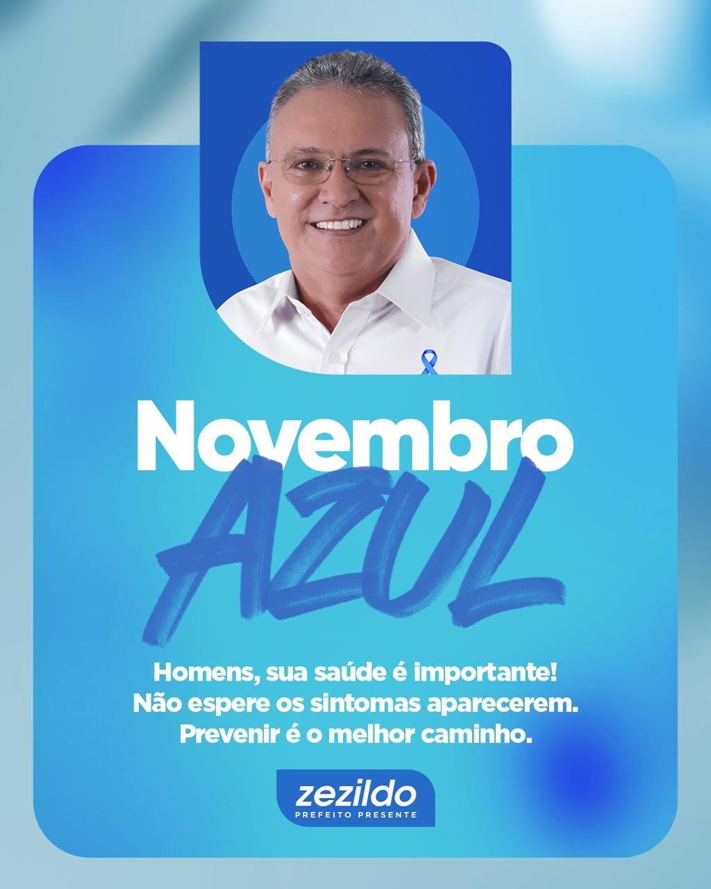 Leia mais sobre o artigo *Prefeito Zezildo Almeida convoca helenenses para a conscientização da saúde masculina e a importância da prevenção do câncer de próstata nesse mês de Novembro.*