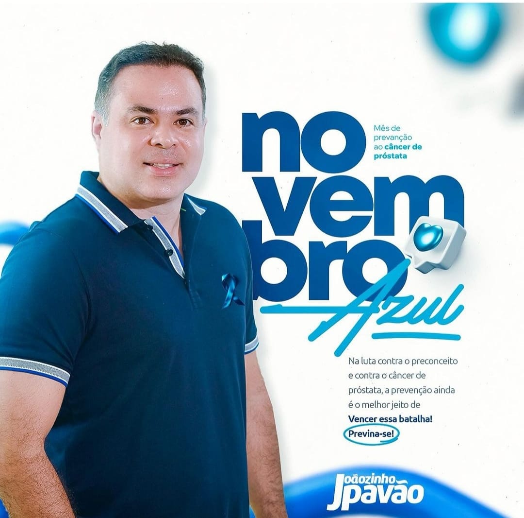 No momento, você está visualizando *No mês de Novembro se celebra em todo o mundo o Novembro Azul 💙 o mês de combate e prevenção ao câncer de próstata.*
