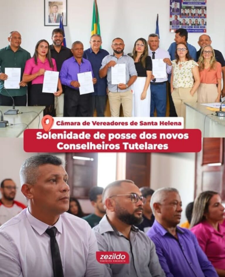 Leia mais sobre o artigo *Em solenidade ontem, na Câmara de Vereadores, o Prefeito Zezildo Almeida, o Presidente da Casa o Vereador Marcelo Marques e demais autoridades, empossaram os Conselheiros Tutelares do Município de Santa Helena para o mandato 2024/2028.*
