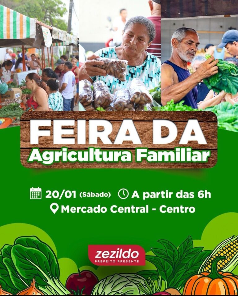 Leia mais sobre o artigo *Prefeito Zezildo Almeida, através da Secretaria de Agricultura convida a todos os helenenses, a comparecem a primeira edição 2024 da Feirinha da Agricultura Familiar Helenense sábado dia 20 a partir das 6h no Mercado Central*