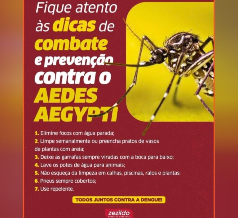 Leia mais sobre o artigo *Prefeitura de Santa Helena, através da Secretaria de Saúde, realiza campanha de alerta ao Combate e prevenção contra o Mosquito Aedes Aegypti*