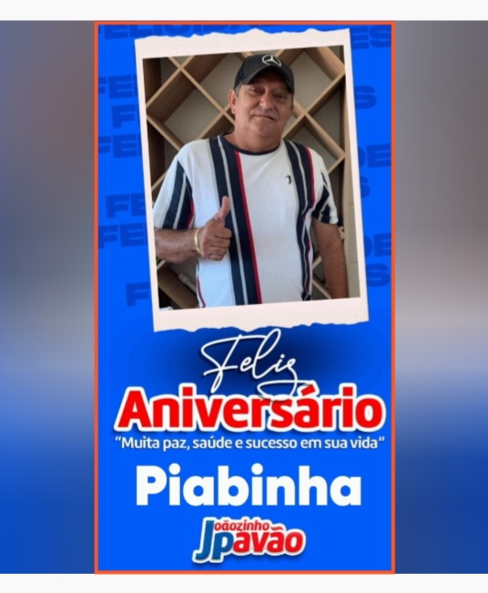 Leia mais sobre o artigo Parabéns, Antônio da Silva Ribeiro Filho (Piabinha)
