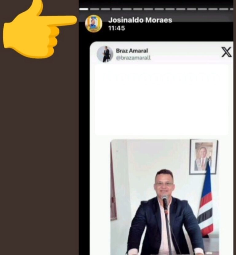 Leia mais sobre o artigo *Josinaldo Moraes  direciona todas as suas forças para apoiar Braz Amaral e Márcio 10, excluindo o vereador Mourinho Lobato, o suplente Zeca de São Pedro e demais lideranças do grupo 23 de Lobato*