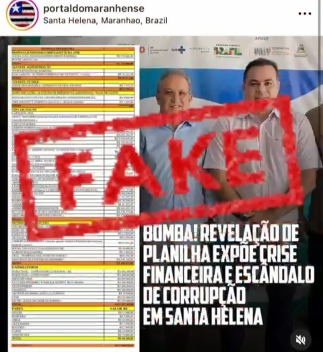 No momento, você está visualizando *Oposição implanta Terror em Santa Helena-MA a Gestão Zezildo Almeida criando Fake New e transformando em pior momento político da história do município.*