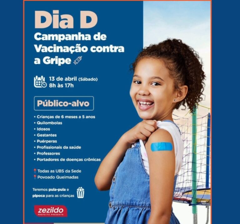 Leia mais sobre o artigo *Prefeitura de Santa Helena-MA, através da Secretaria de Saúde, faz chamada ao público-alvo, para participar do “Dia D” da Campanha de Vacinação contra a Gripe*