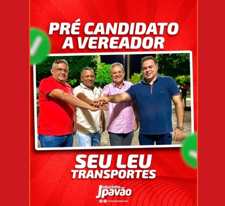 Leia mais sobre o artigo *SEU LEU LANÇA CANDIDATURA A VEREADOR: Grupo Zezildo Almeida agrega mais um gigante para somar a campanha 2024 a pré-campanha a Prefeitura de Joãozinho Pavão*