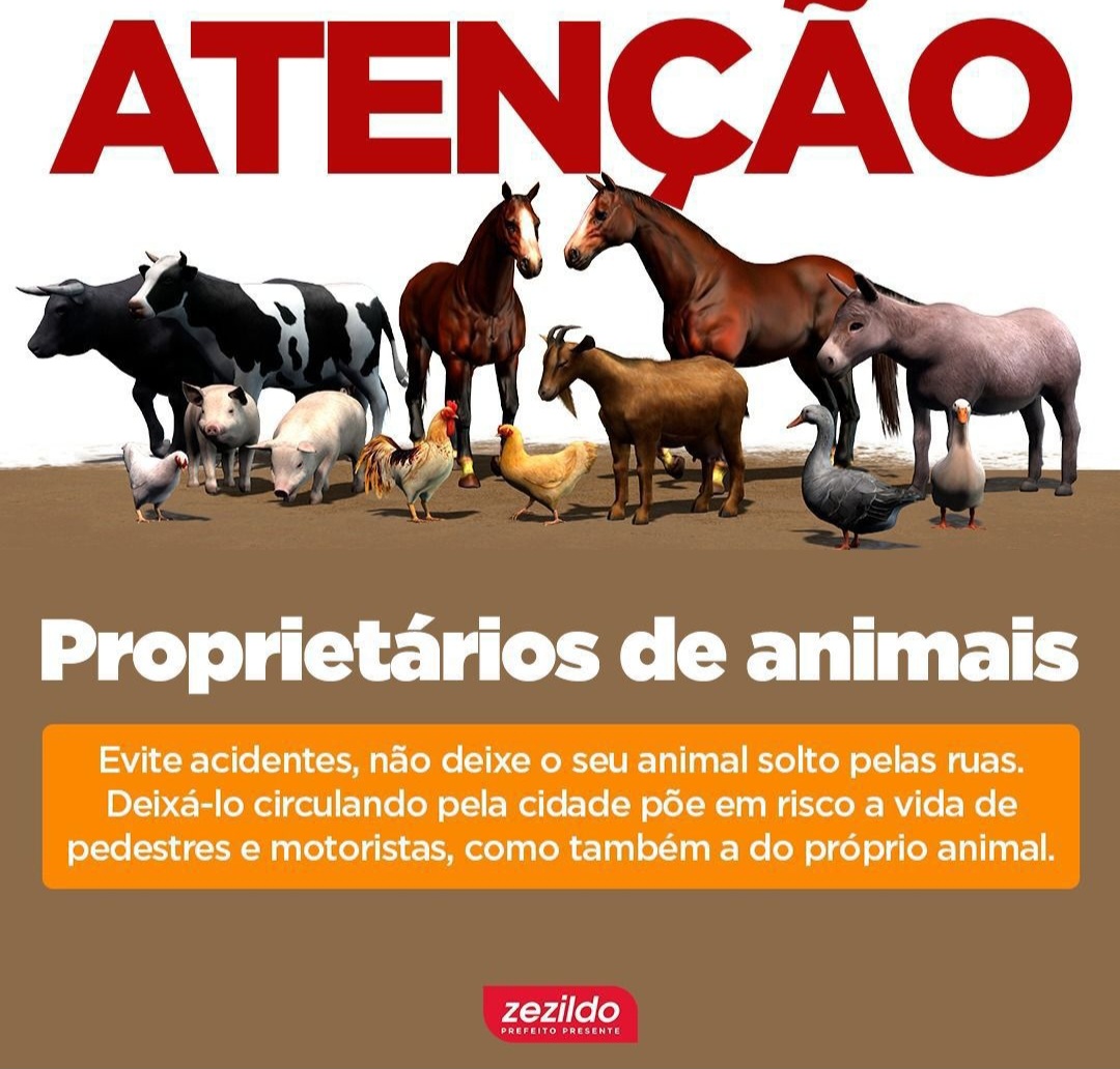 No momento, você está visualizando *AVISO – Prefeitura de Santa Helena informa sobre penalidade aos proprietários de animais que os deixarem soltos na rua.*