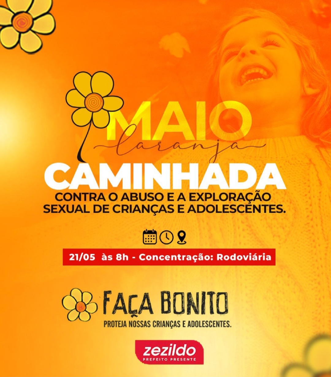 No momento, você está visualizando *A Prefeitura de Santa Helena, através da Secretaria de Assistência Social, convida a todos para participarem da Caminhada de Conscientização em alusão ao Dia Nacional de Combate  ao Abuso e Exploração Sexual contra Crianças e Adolescentes. A concentração será na rodoviária no dia 21 de maio, às 08h*