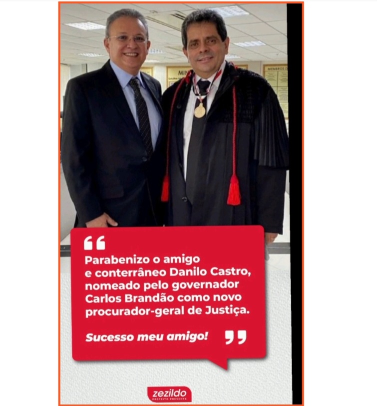 Leia mais sobre o artigo *Governador Carlos Brandão nomeia o helenense Danilo José Castro Ferreira para Procurador Geral da Justiça no biênio 2024/2026*