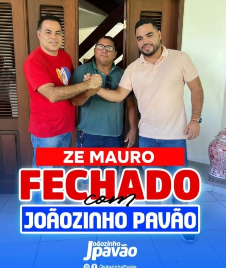 Leia mais sobre o artigo *Habilidoso e articulador nato, Joãozinho Pavão conquistou o apoio de todo grupo do Ex prefeito Dr. Lobato e da população de Santa Helena-MA, se consolidando como uma das grandes revelações da política helenense.*