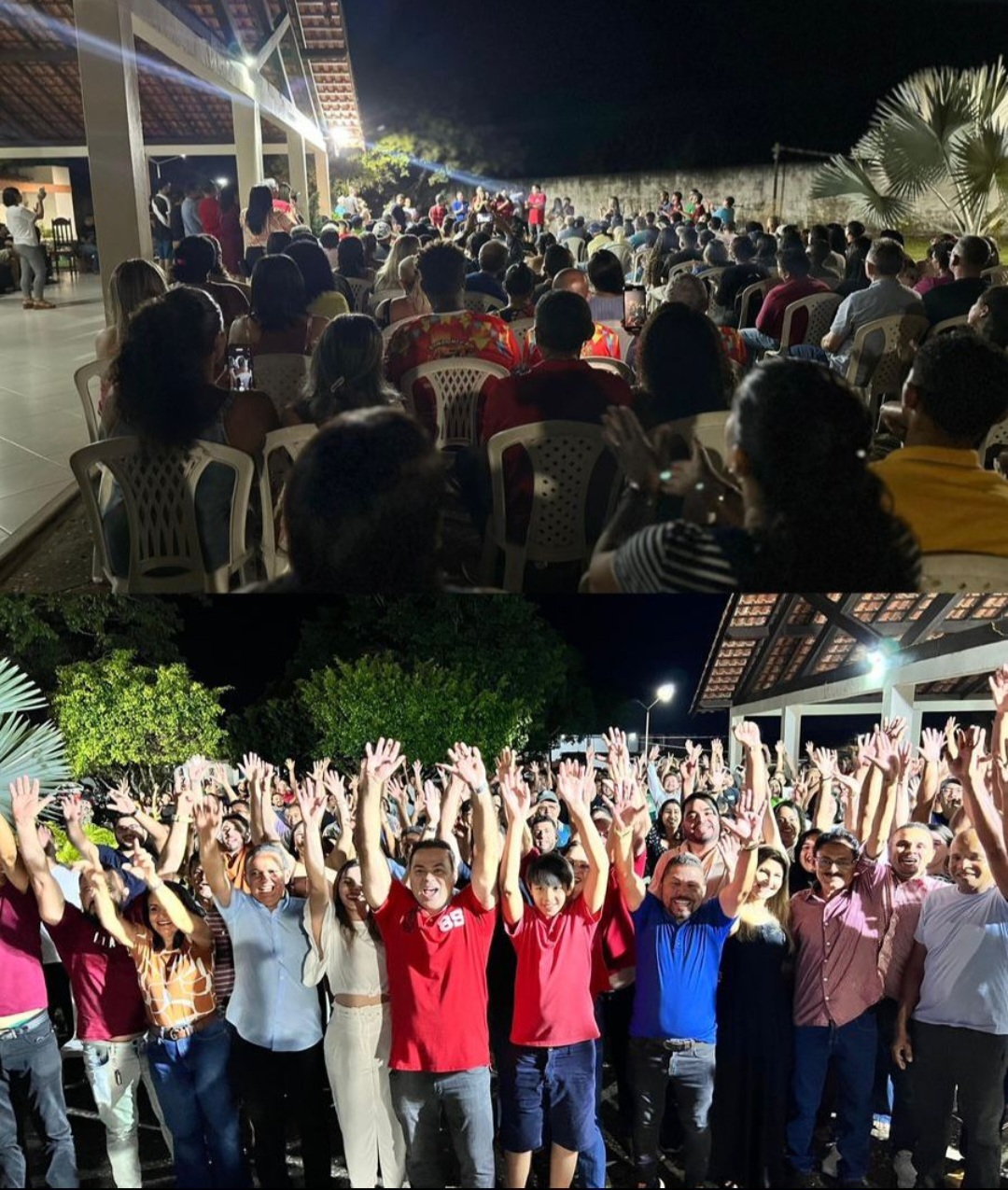 Leia mais sobre o artigo *O mar de gente se reúne na residência do empresário Luis Lobato em apoio a pré-campanha do pré-candidato a Prefeitura de Santa Helena Joãozinho Pavão*