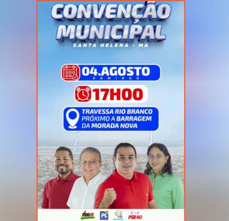 Leia mais sobre o artigo *É HOJE! O GRANDE DIA DA MEGA CONVENÇÃO PARA PREFEITURA HELENENSE DA CHAPA JOÃOZINHO PAVÃO E JURANDI  MENDONÇA.*