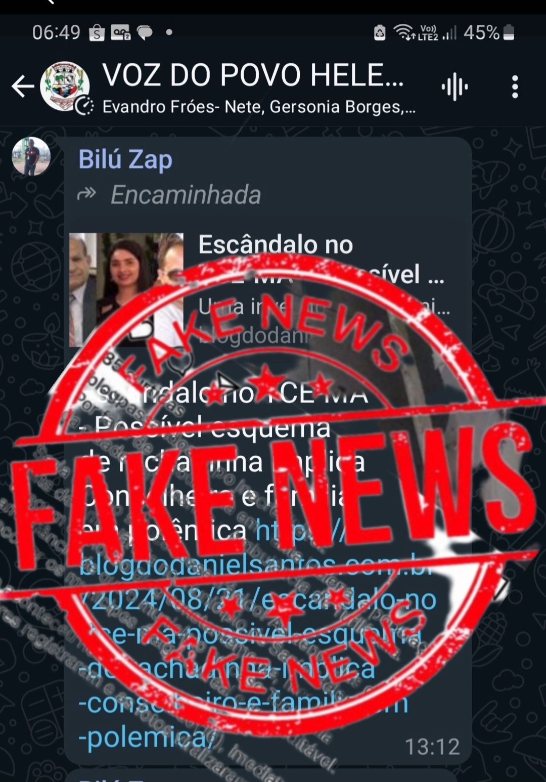 Leia mais sobre o artigo *Para encobrir seus atos racistas e homofobicos, oposição helenense encabeçada pelo grupo Webista liderado por Touro e Josinaldo se desespera e discemina fake news diariamente*