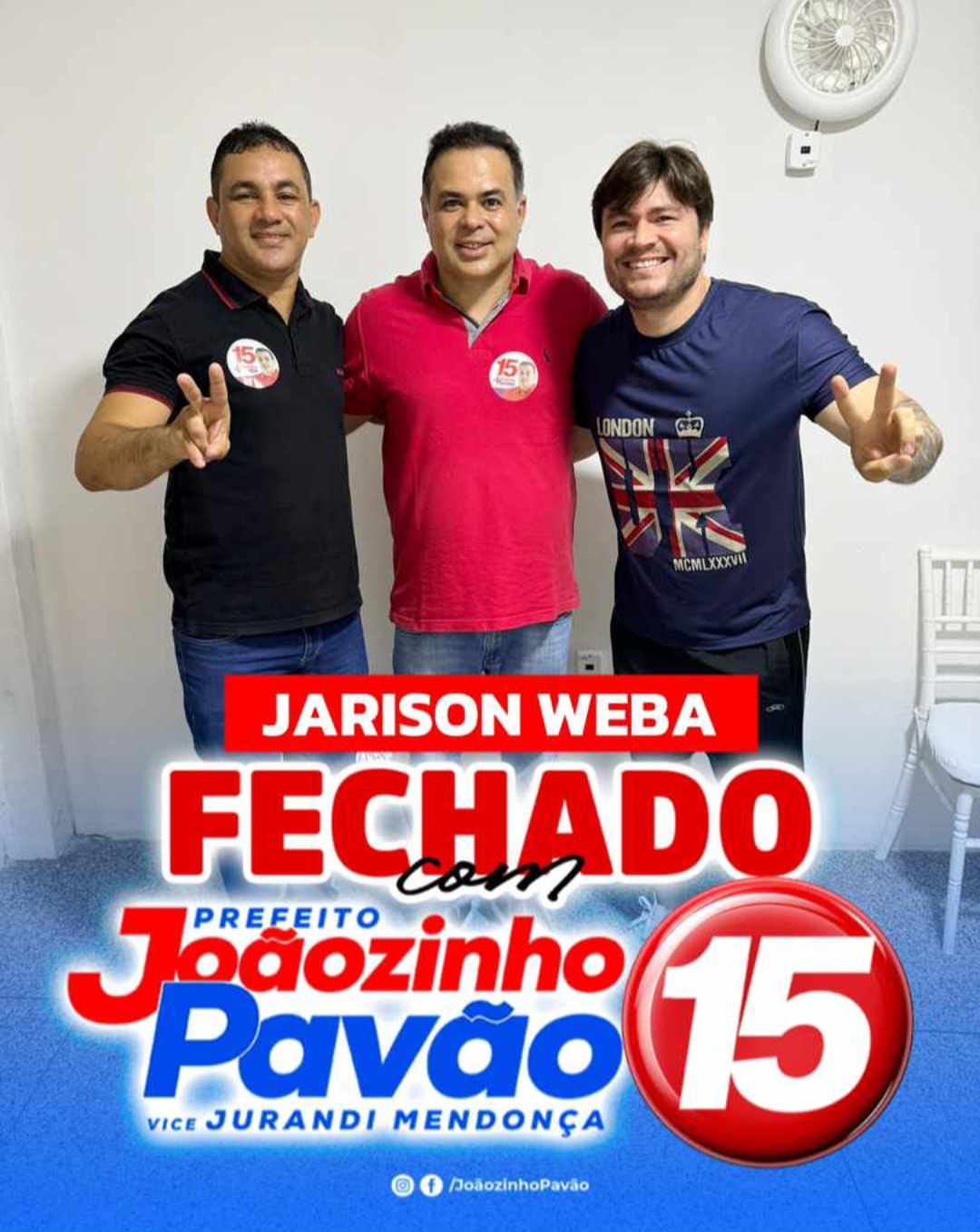 No momento, você está visualizando *Liderando todas as pesquisas de intenção de votos, Joãozinho Pavão 15 segue recebendo apoios importantes e consolidando ainda mais sua campanha para Prefeitura de Santa Helena.*