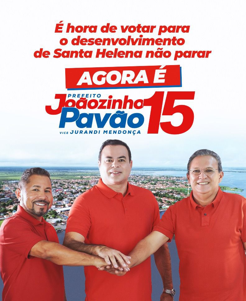 Leia mais sobre o artigo *Mais uma pesquisa indica que Joãozinho Pavão será o próximo prefeito de Santa Helena-MA.*
