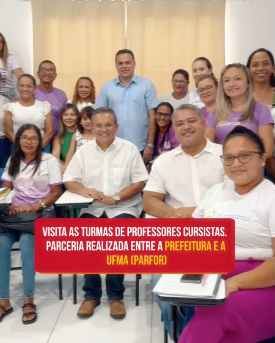 No momento, você está visualizando *Prefeito Zezildo Almeida se emociona em acolhida calorosa por Professores e Professoras do PARFOR realizado em parceria com a UFMA. “Foi mais uma expressão de reconhecimento do meu compromisso com a educação durante toda minha gestão. Obrigda Santa Helena, seguiremos de mãos dadas.” finalizou com a fala.*