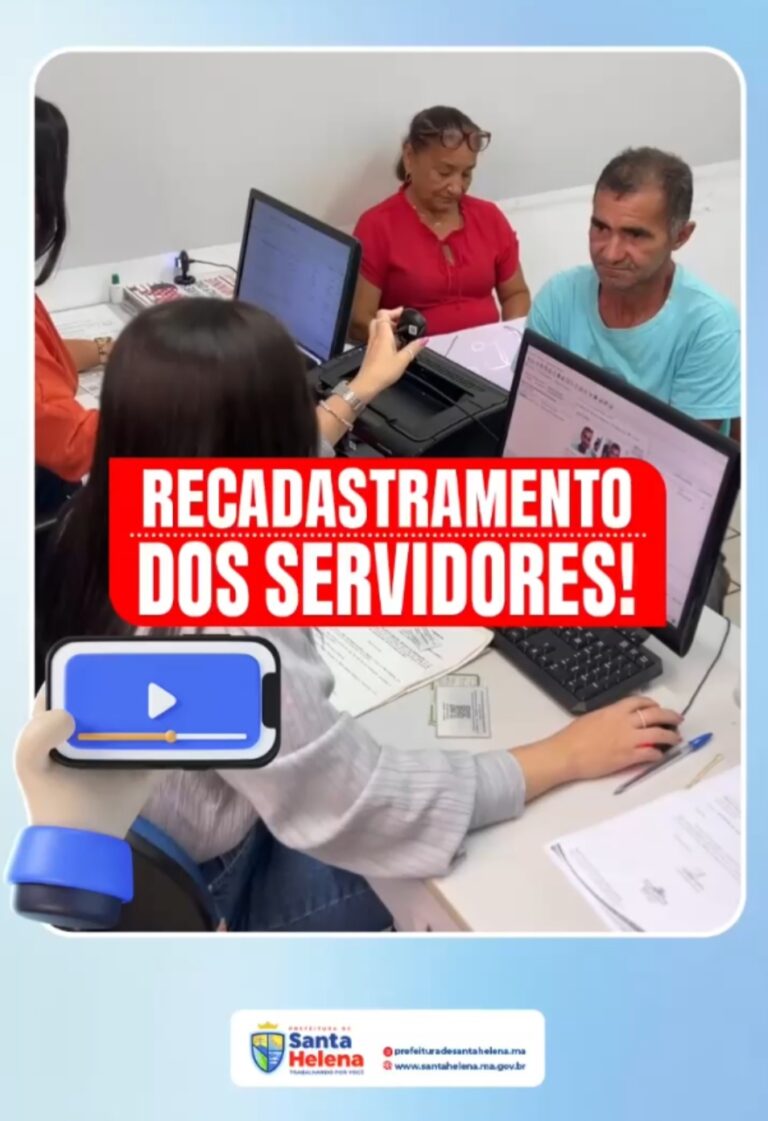 Leia mais sobre o artigo 🚨 *ATENÇÃO  SERVIDORES MUNICIPAL* O prazo de recadastramento encerra dia 28 de Janeiro. Compareçam munidos de seus documentos. *Evite surpresas desagradáveis.*