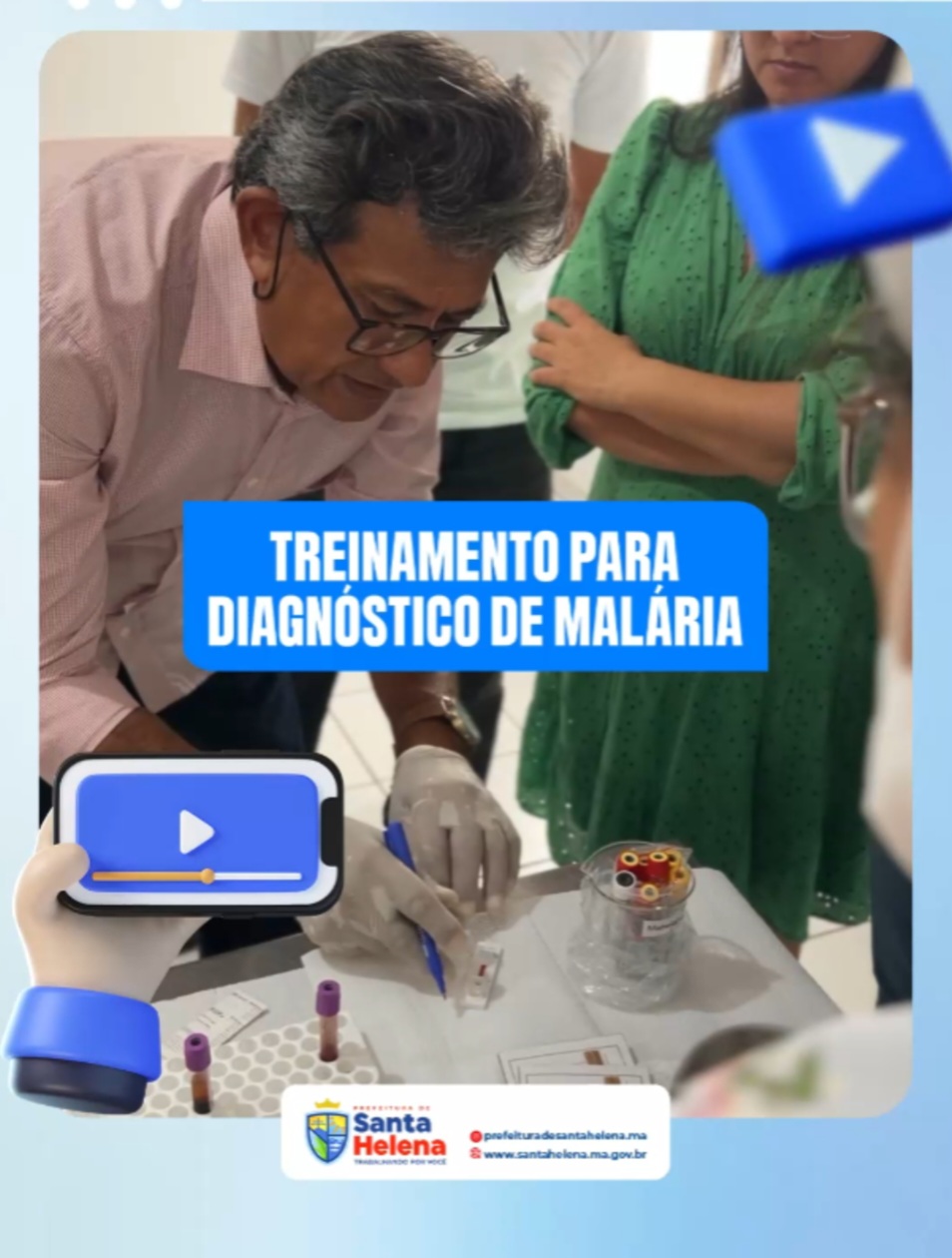 No momento, você está visualizando *Prefeitura de Santa Helena, realiza treinamento epidemiológico com profissionais do Hospital Municipal para controlar, combater e tratar, possíveis diagnósticos de malária na região.*