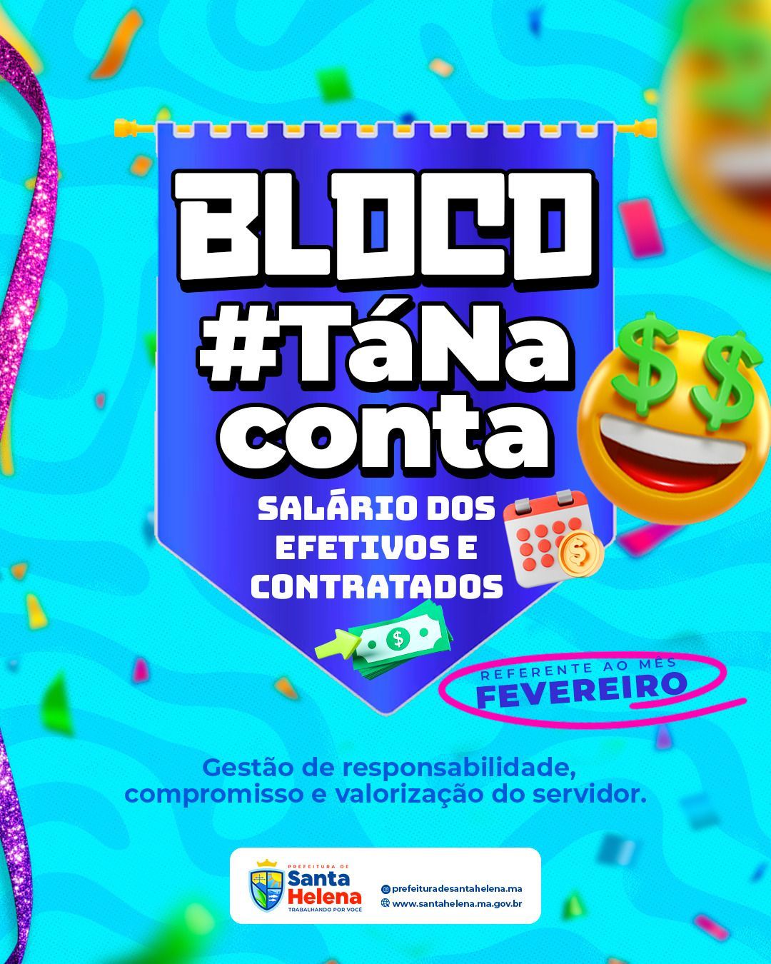 No momento, você está visualizando *Bloco tá na conta! Prefeito Joãozinho Pavão paga salário dos servidores referente ao mês de fevereiro.*