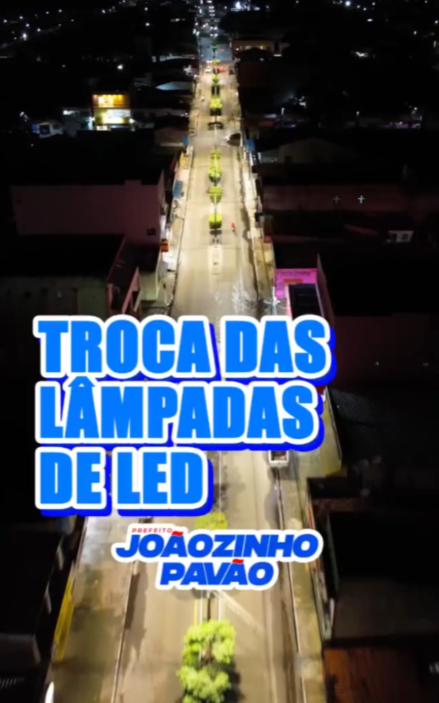 No momento, você está visualizando *Em Santa Helena, Prefeito Joãozinho Pavão, moderniza iluminação 💡 da cidade trazendo segurança, sustentabilidade e economia para o Município.*