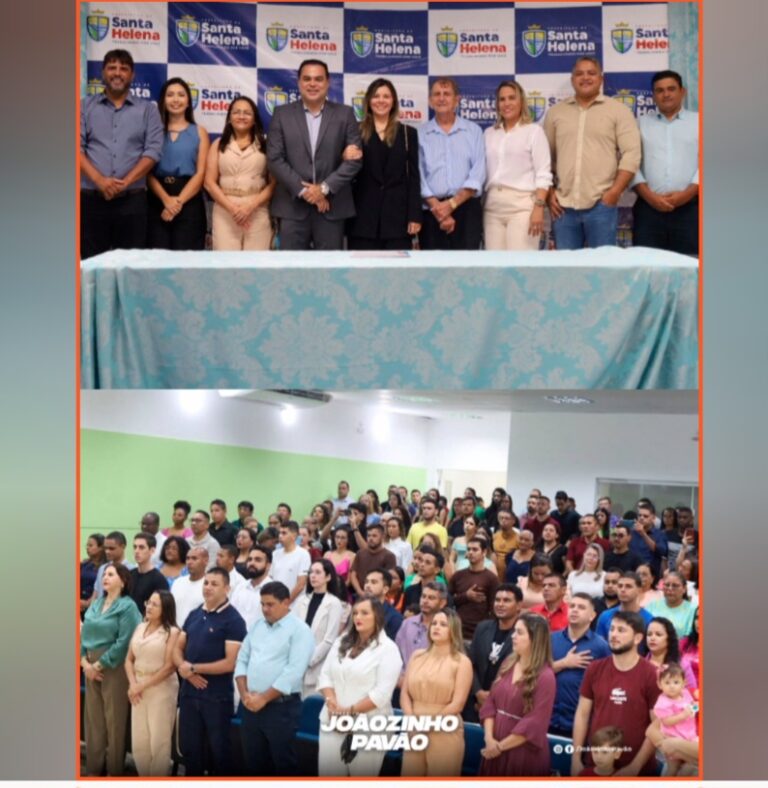 Leia mais sobre o artigo *Prefeito de Santa Helena-MA, Joãozinho Pavão, promoveu no dia 13 de Março Solenidade de Posse dos novos servidores públicos do quadro permanente de pessoal da Prefeitura Municipal de Santa Helena-MA.*