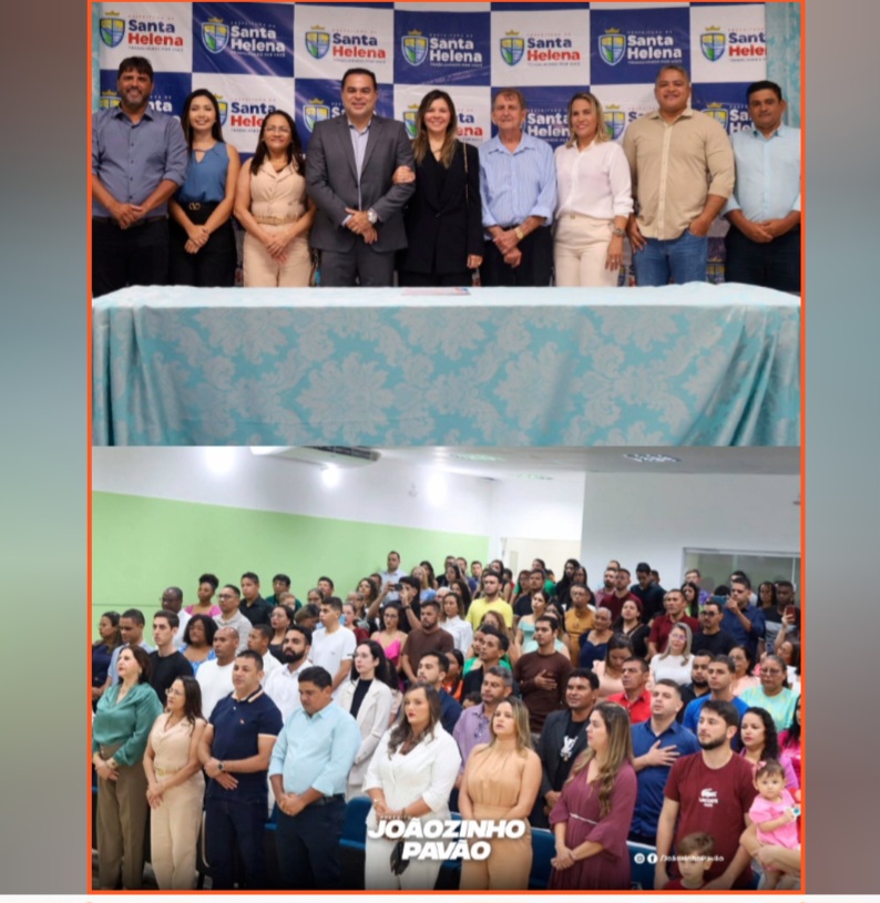 No momento, você está visualizando *Prefeito de Santa Helena-MA, Joãozinho Pavão, promoveu no dia 13 de Março Solenidade de Posse dos novos servidores públicos do quadro permanente de pessoal da Prefeitura Municipal de Santa Helena-MA.*