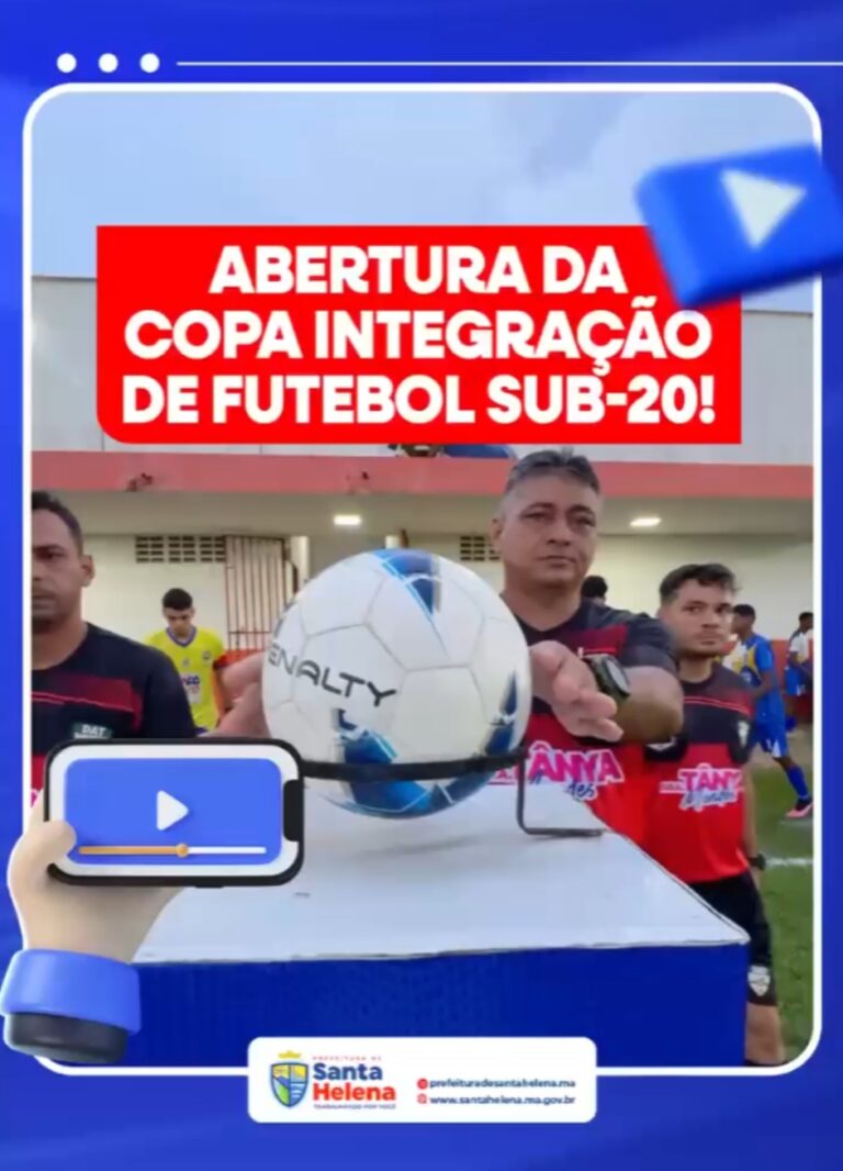 Leia mais sobre o artigo *Foi dada a largada da Copa Integração de Futebol Sub-20 em Santa Helena-MA. Na ocasião a presença do Presidente da LBF Filemon Guterres, o Secretário e Vice-presidente  da LBF Joãozinho  Peixoto, o Vice-Prefeito Jurandi Mendonça e os representantes das equipes que integram a competição. Acompanhe, esporte  é vida.*