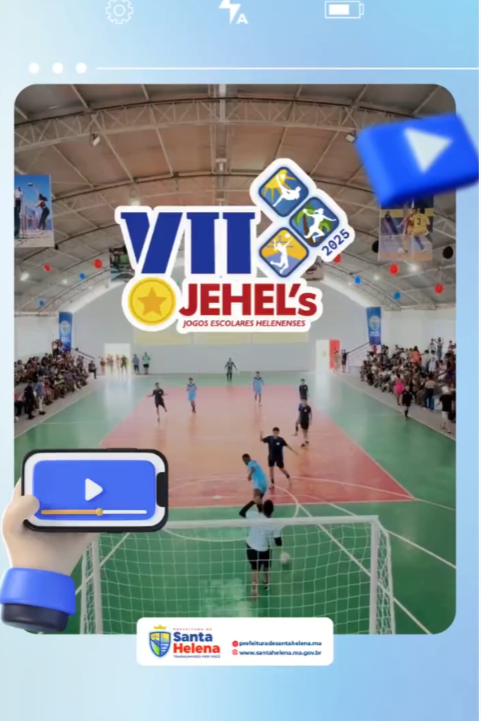 Leia mais sobre o artigo *A Festa do VII JEHEL’S é um sucesso. Partice fortaleça o esporte local. Apoio: Prefeitura de Santa Helena, Organização: Secretarias de Educação, Esporte e Saúde.*