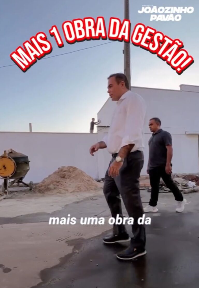 Leia mais sobre o artigo *O Trabalho Não Para: Prefeito Joãozinho Pavão acompanha avanço das obras da nova Sede da Secretaria de Infraestrutura e destaca valorização dos Servidores.*