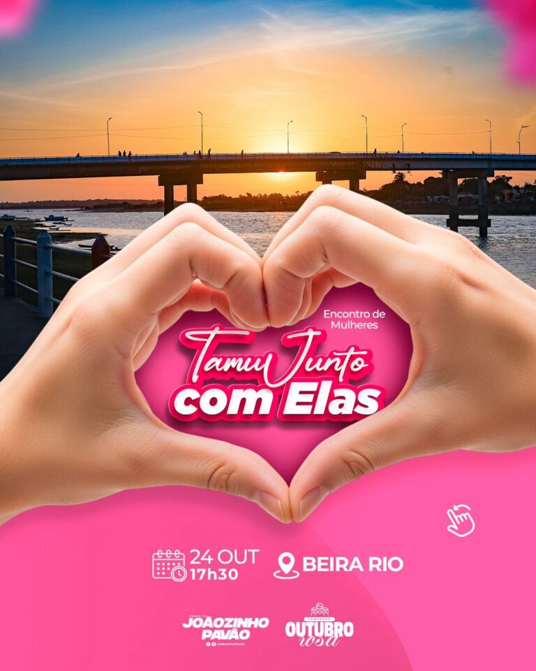 Leia mais sobre o artigo 💖 *Convite Especial para Todas as Mulheres Helenenses!*  *Mulherada, anota aí!* 👇 *Nesta sexta-feira, 24 de outubro, às 17h30, na Beira Rio, vai acontecer o Encontro de Mulheres – Tamu Junto com Elas!* 💃✨