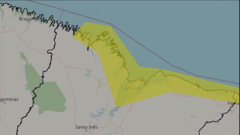 Leia mais sobre o artigo *Inmet emite alerta de ventos costeiros de até 60 km/h para Santa Helena e mais 40 cidades do Maranhão*