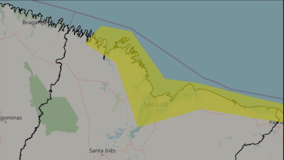 No momento, você está visualizando *Inmet emite alerta de ventos costeiros de até 60 km/h para Santa Helena e mais 40 cidades do Maranhão*